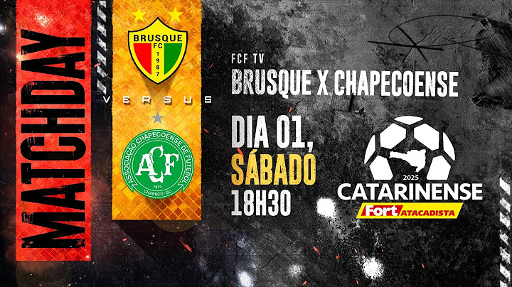 AO VIVO | BRUSQUE X CHAPECOENSE | CATARINENSE FORT ATACADISTA 2025