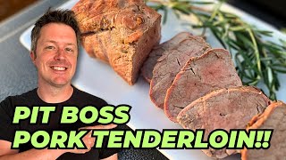 Smoked Pork Tenderloin on a Pit Boss Pellet Grill | Lemon Garlic Overnight Marinade