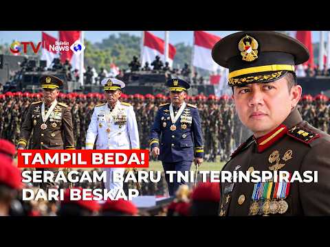 HEAD-TURNING! TNI Unveils New Ceremonial Uniforms for 81st Anniversary, Inspired by Beskap