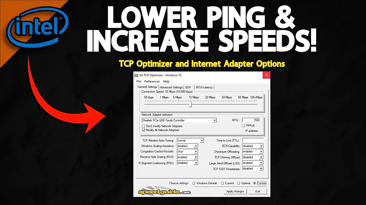 How to Optimize Internet Adapter Settings to Lower Ping and Increase Internet Speeds!