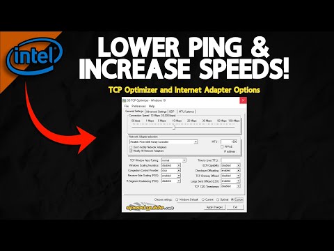 How to Optimize Internet Adapter Settings to Lower Ping and Increase Internet Speeds!