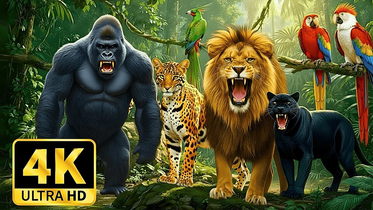 Peaceful African Wildlife in 4K | Calm Animal World in Nature