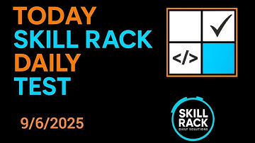 9/6/2025 Skill Rack Today Daily Test Solution #dailysolutions #skillrack #ai #todaydailytest