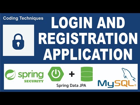 Spring Security Registration and Login Application Tutorial [2023]