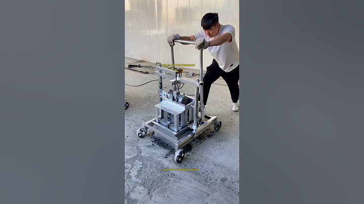 Concrete cement solid hollow brick laying machine movable block making machine 40-3C #blockmachine
