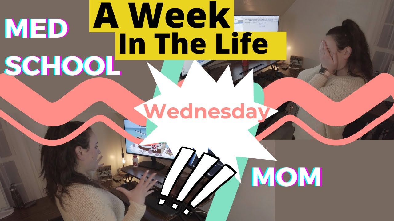 Day In The Life Of A Med Student Mom | Come to School With Me | Unbox Computer Monitor | DSP