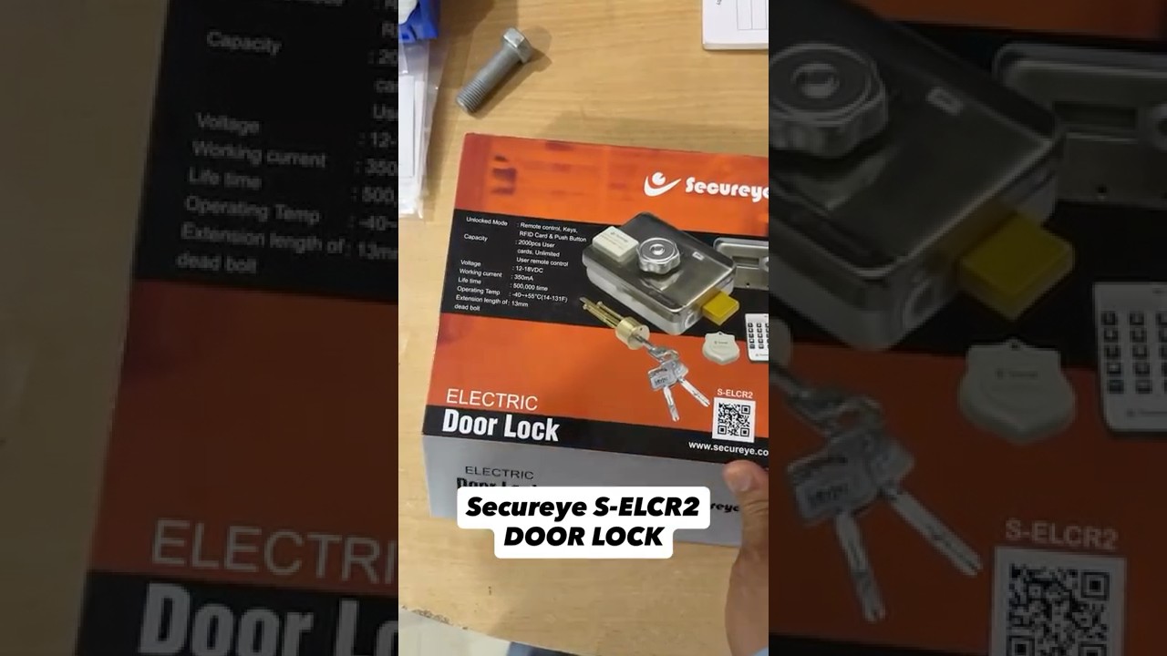 Secureye S-ELCR2 DOOR LOCK with Wi-Fi Kit 