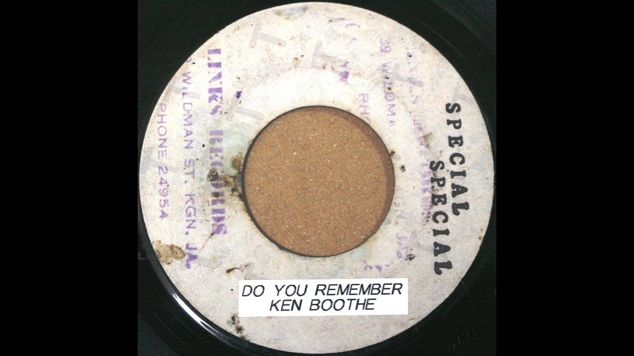 Watch Ken Boothe - I Remember Someone (1968 age20) on YouTube Watch Ken Boothe - I Remember Someone (1968 age20) on YouTube