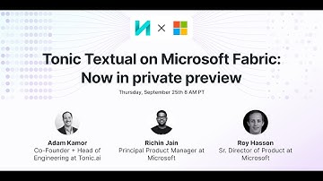 Tonic Textual on Microsoft Fabric