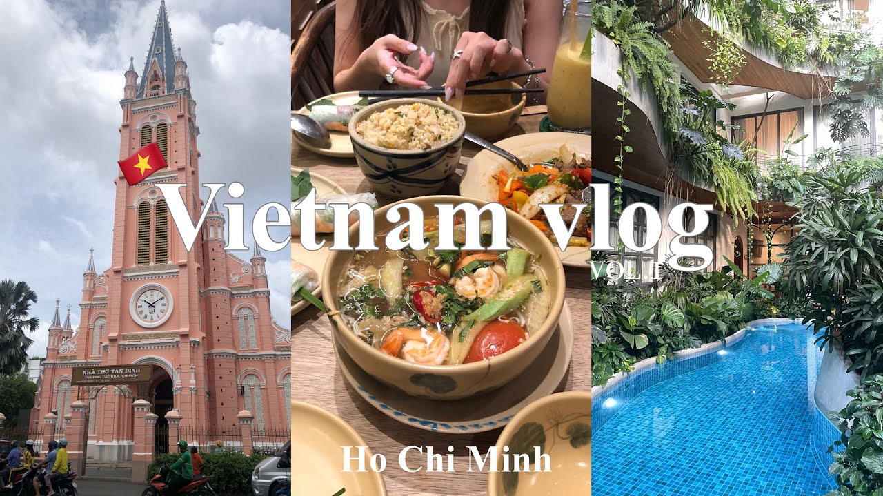 【ベトナムvlog🇻🇳】物価安すぎるコスパ最強海外旅行✈️グルメ、カフェ紹介⭐️ホーチミン