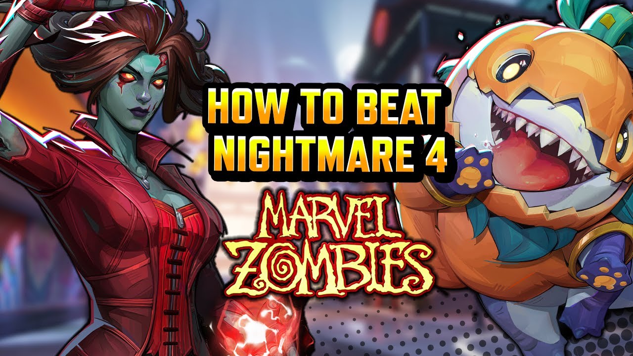 Nightmare Marvel Rivals How to Beat Nightmare 4 with Jeff | Full Marvel Rivals Zombies Run ...