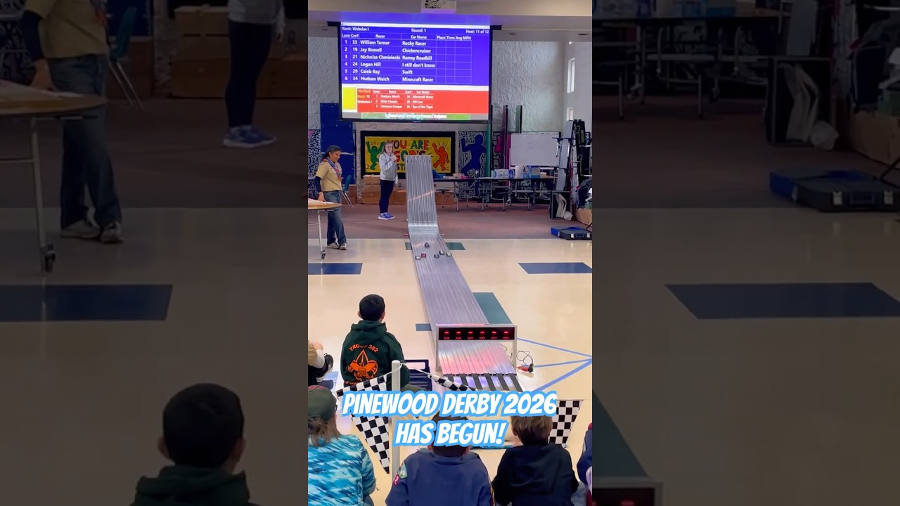 Pinewood Derby 2026!
