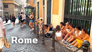 [4K] Italy Morning Walk: Rome, Fontana di Trevi⛲ Pantheon Campo de' Fiori, Piazza Navona 2022