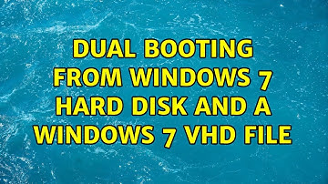 Dual booting from Windows 7 hard disk and a Windows 7 VHD file (2 Solutions!!)