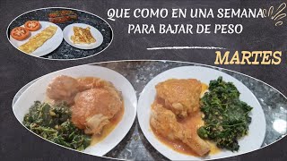 Que Como En Una Semana Para Bajar De Peso Con Recetas Martes