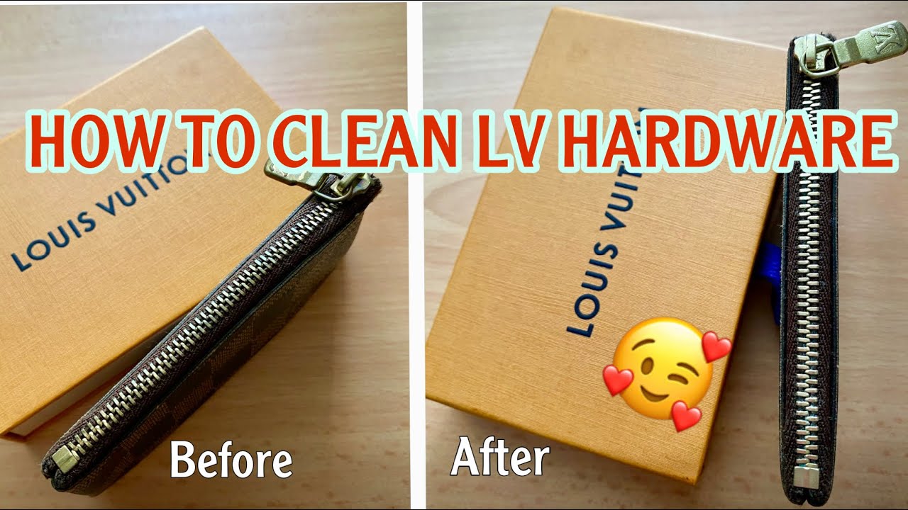 HOW TO CLEAN YOUR LOUIS VUITTON HARDWARE ♡ 