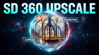 Stable Diffusion 360-image upscale