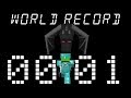 Minecraft speedrun world record 115