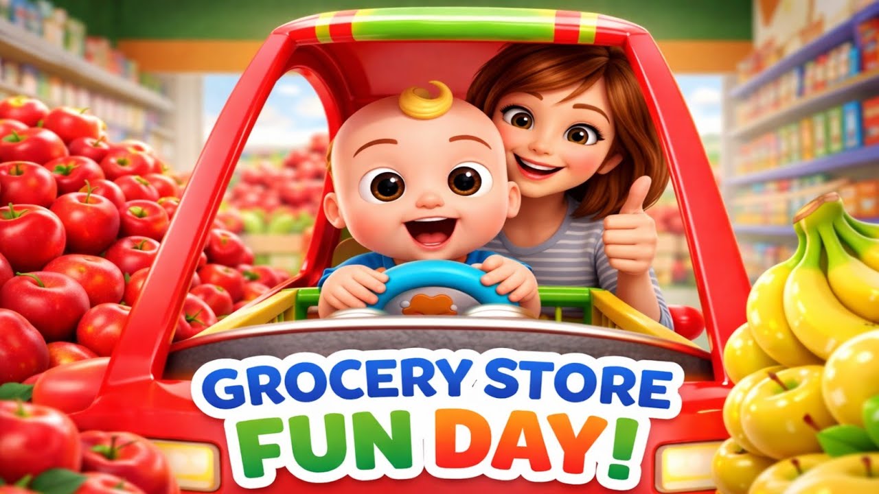 Fun Store Youtube Grocery Store FUN DAY! | Fun Shopping Song for Kids l - YouTube