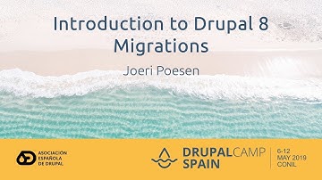 Introduction to Drupal 8 migrations