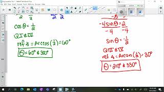 Solving 1st Degree Trig Equations