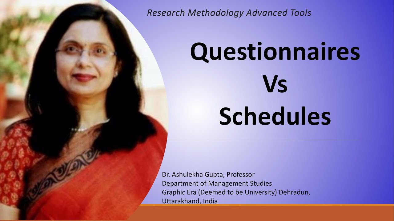 Questionnaires Vs Schedule difference Between Questionnaires And Questionnaires Vs Schedule difference Between Questionnaires And