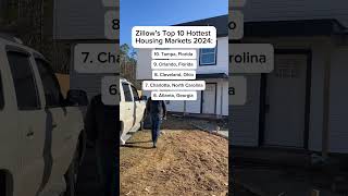 Zillow’s top 10 housing markets 2024 🏡 #realestate