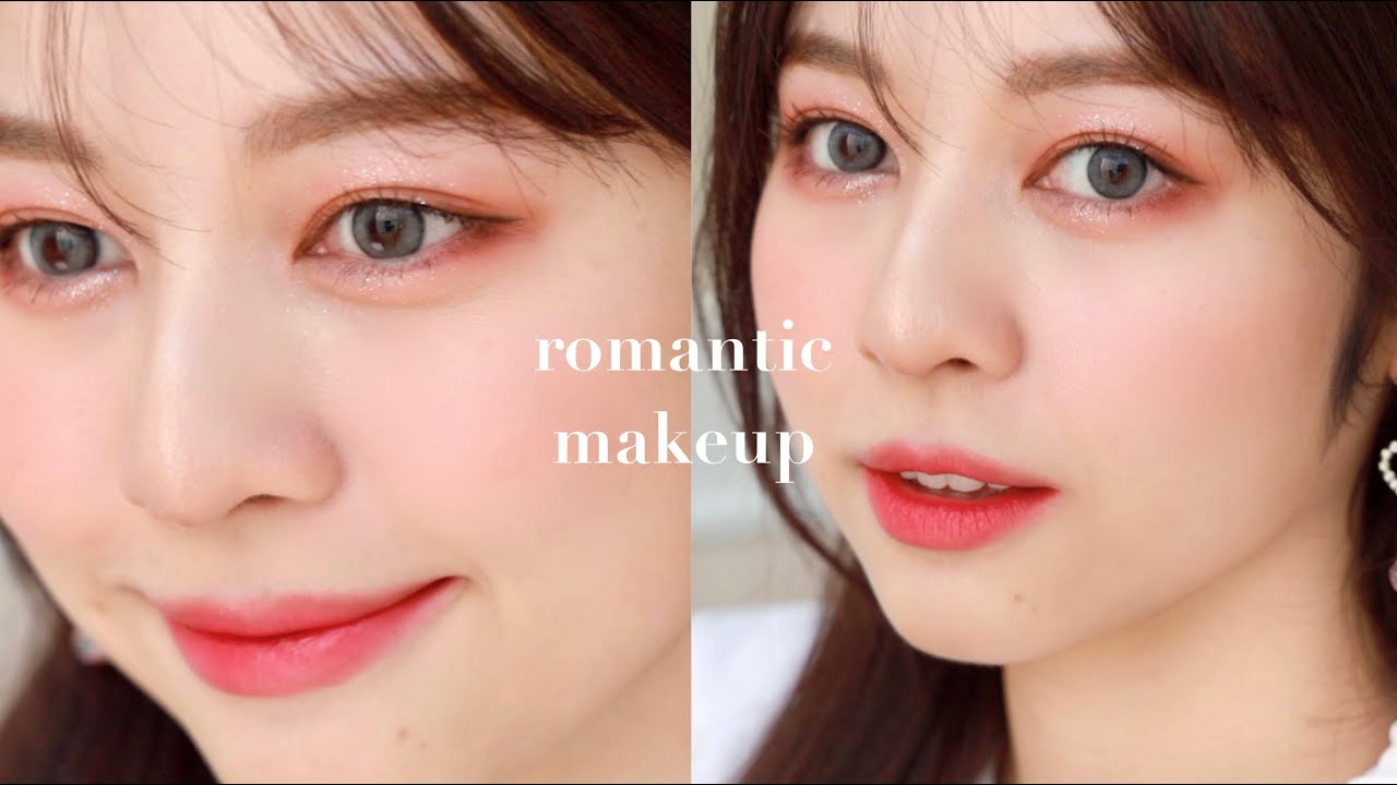 💘✨romantic makeup แต่งหน้าลุคแฟนสาว โทนชมพูหวานละมุน พร้อมออกเดต! | Babyjingko