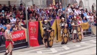 Gladiator combat at Guildhall in London