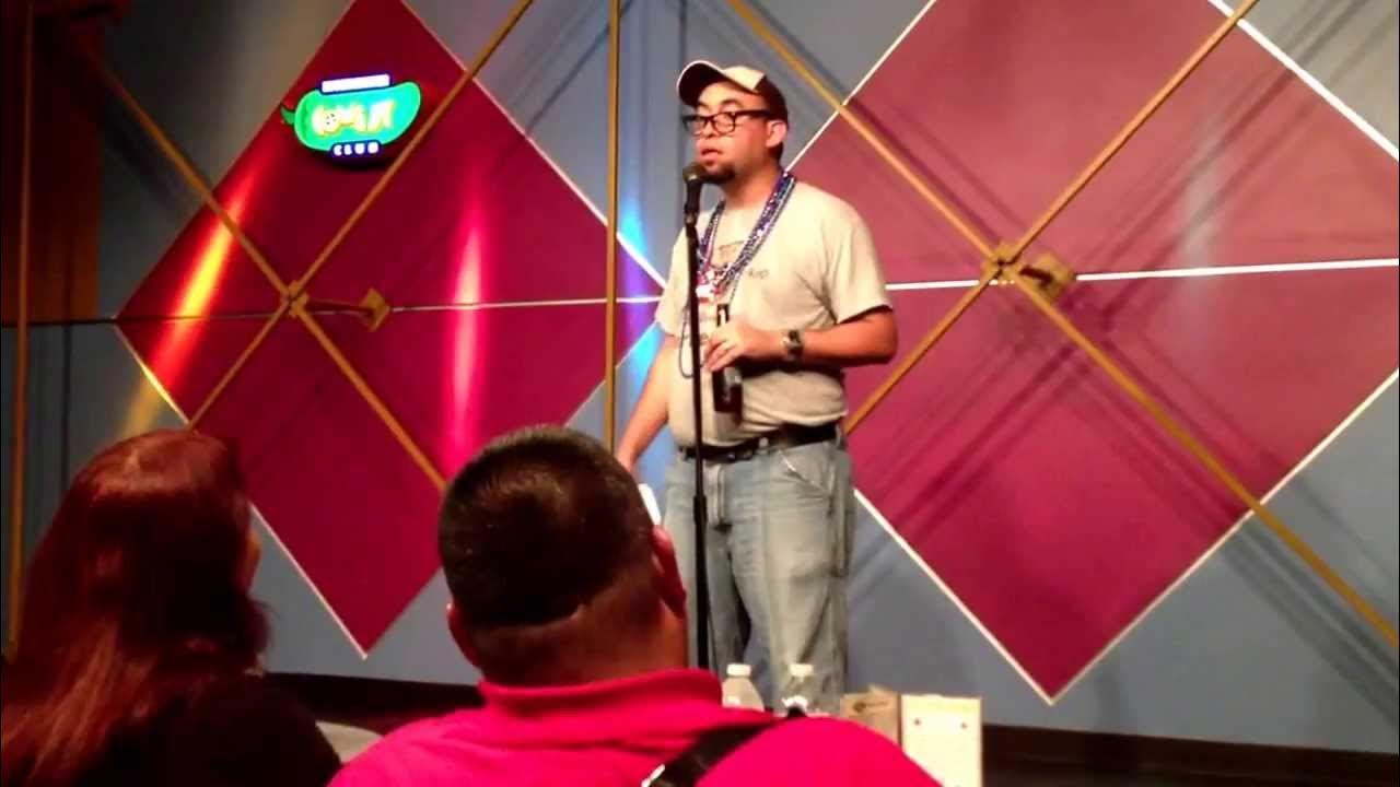 Larry Garza and Jesus "Who Farted" Mendoza at Rivercenter Comedy Club