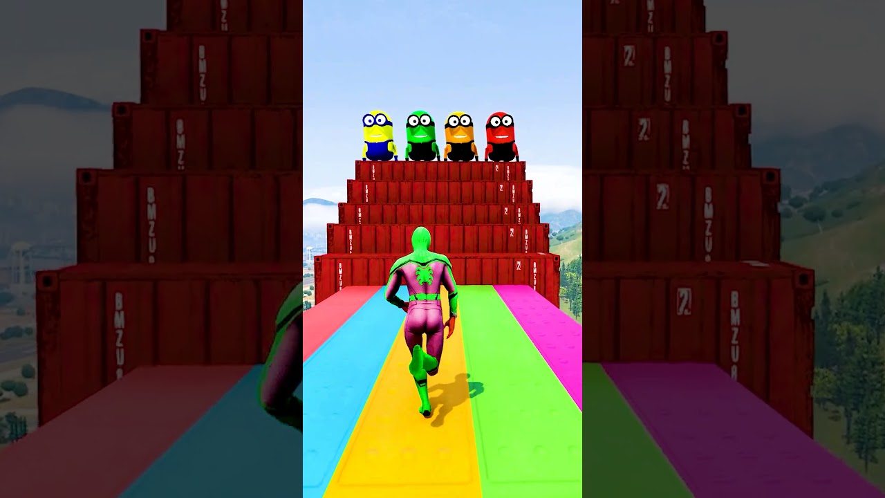 GTA 5 Epic Water Ragdolls | Spider-Man Jumps / Fails ep.16768 