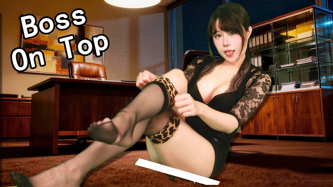 Female Boss Wants You! On Top! ASMR Mic Pumping and Body Stocking Scratching