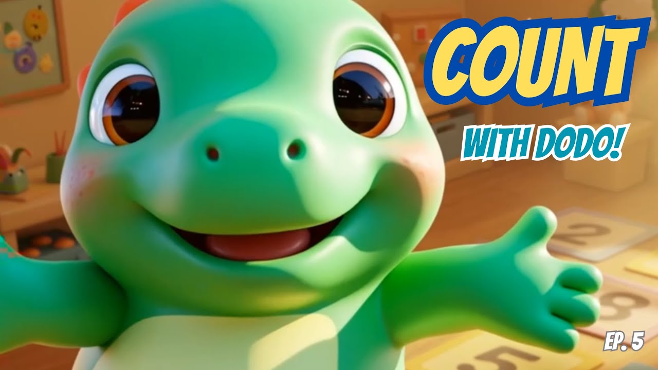Count and Jump with Dodo! | Fun Numbers Song for Kids