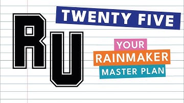 Rainmaker University Module 25:  Your Rainmaker Master Plan