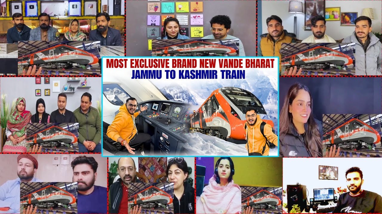 Brand New First Jammu Kashmir Vande Bharat with Upgraded Features ❄️🌨️ | Train Vlog Reaction