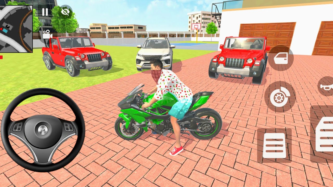 Franklin Buy 2️⃣ thar and 1️⃣ Fortuner in Indian thept auto simulator Gameplay 🎮