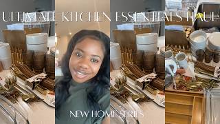 New Home Series|  KITCHEN ESSENTIALS HAUL| AMAZON, HOMEGOODS & BURLINGTON FINDS