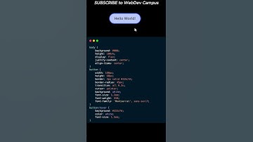 HTML CSS Button Animation on Hover | CSS Animation Project | Web Development Project