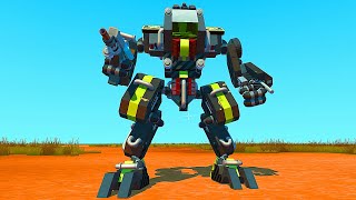 Крутые постройки в Скрап Механик Робот Вертолёт обзор модов Scrap Mechanic