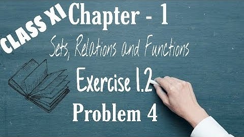 #Sets #Relations #Functions  TN Class 11 |Chapter 1| |Exercise 1.2| 《Sum 4》
