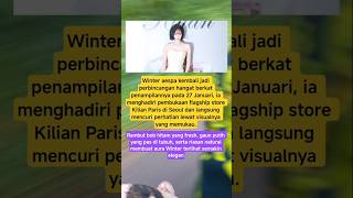 winter asepa tampil memukau saat hadiri pembukaan flagship store kilian paris di seoul#shorts