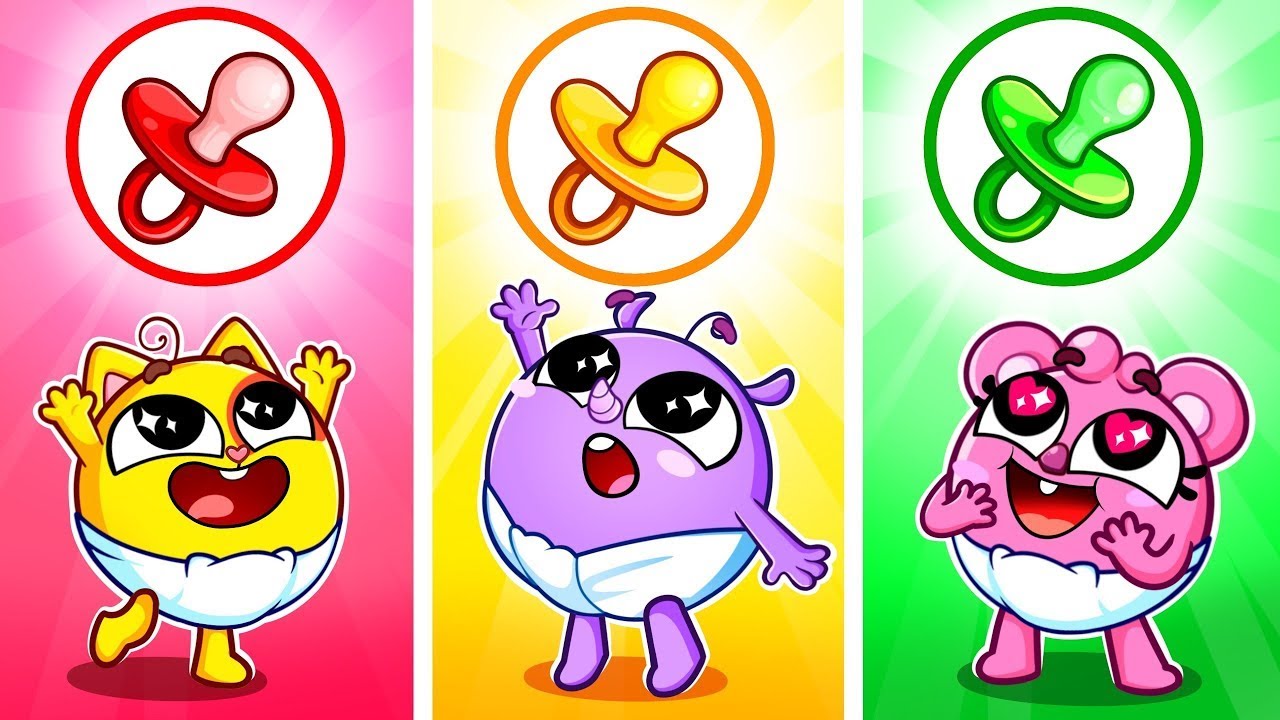 Babies Pick Their Favorite Colors | Take Care Of Baby | Funny Songs & Nursery Rhymes