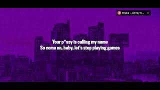 Drake - Calling My Name (Lyrics)