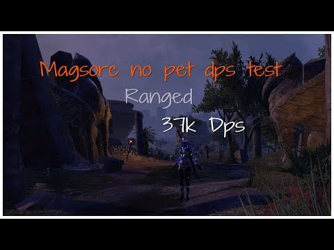 Without Pet Ranged Dps (37k Dps) Magsorc Dps Test Morrowind