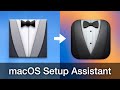 macOS Setup UI Evolution (10.0 - 15)
