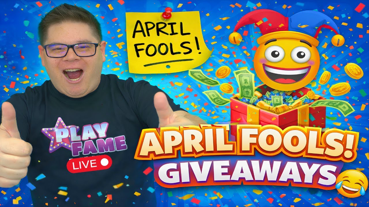 PLAY FAME APRIL FOOLS GIVEAWAYS?! 🎁 You Won’t Believe What Happens LIVE!