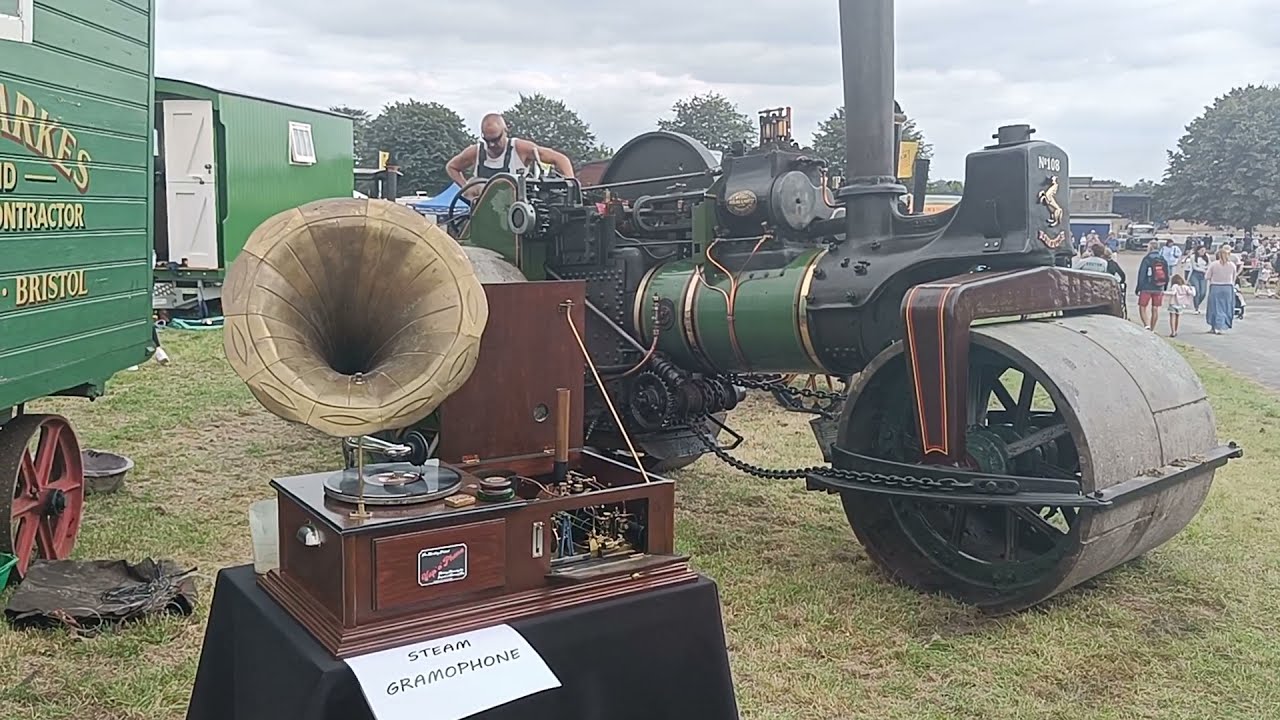 Steam Powered Gramophone at Bath and West Country Show 2021