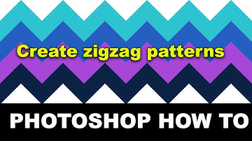 Photoshop: Zelfstudie zigzagpatroon/textuur maken
