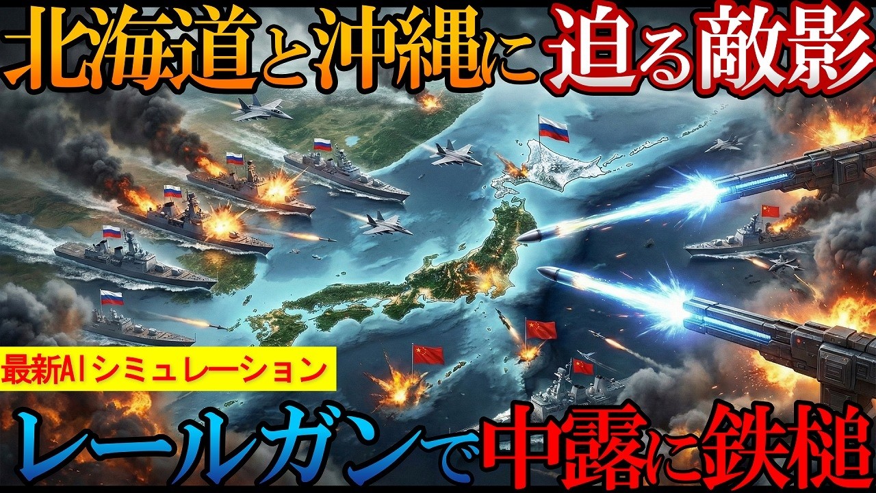 【日本の最強兵器】【西田幕僚長シリーズ 完結】ロシア・中国が日本列島南北同時侵攻！自衛隊の最新兵器と天才的戦略による大逆転劇が凄まじい。【最新AIシミュレーション】