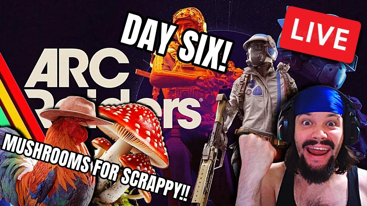 LIVE | Arc Raiders | Mushrooms for Scrappy 🍄 | Cozy Grind (Day 6)